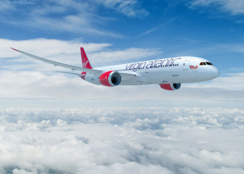 Virgin Atlantic, VAA 787-9 air-to-air visualization design